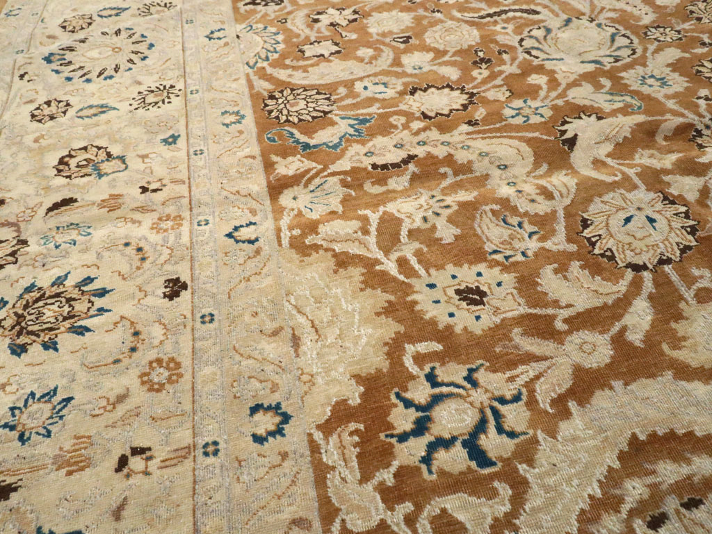 Antique Persian Tabriz Rug, No.14306 - Staging