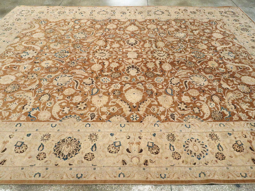 Antique Persian Tabriz Rug, No.14306 - Staging