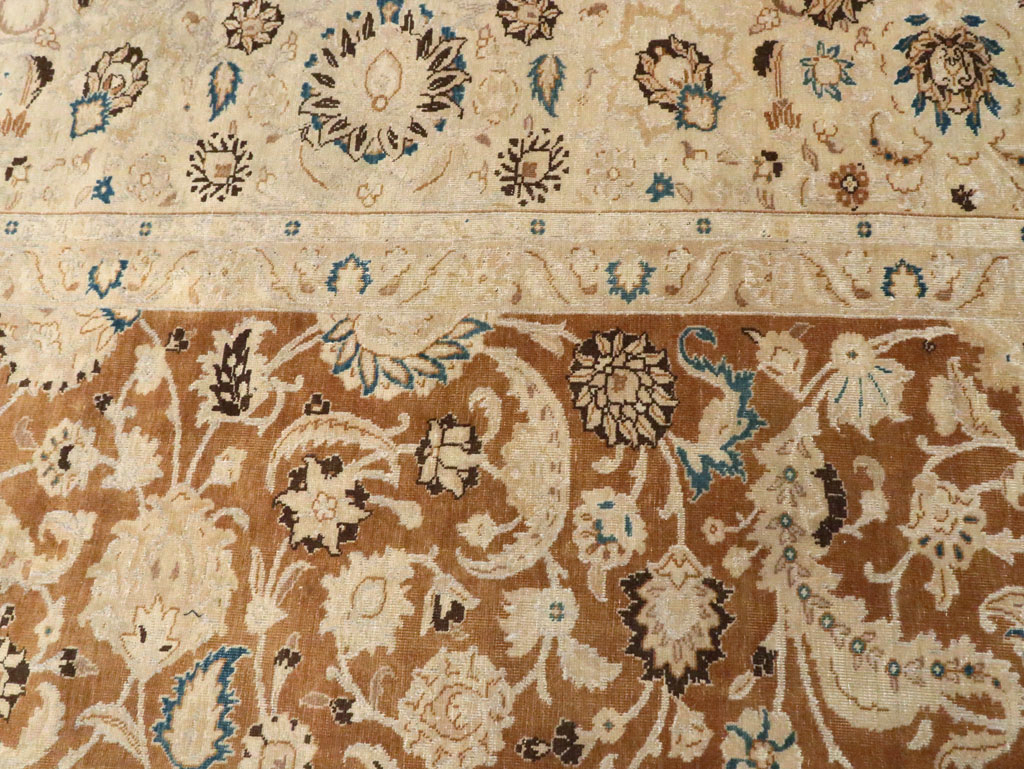 Antique Persian Tabriz Rug, No.14306 - Staging