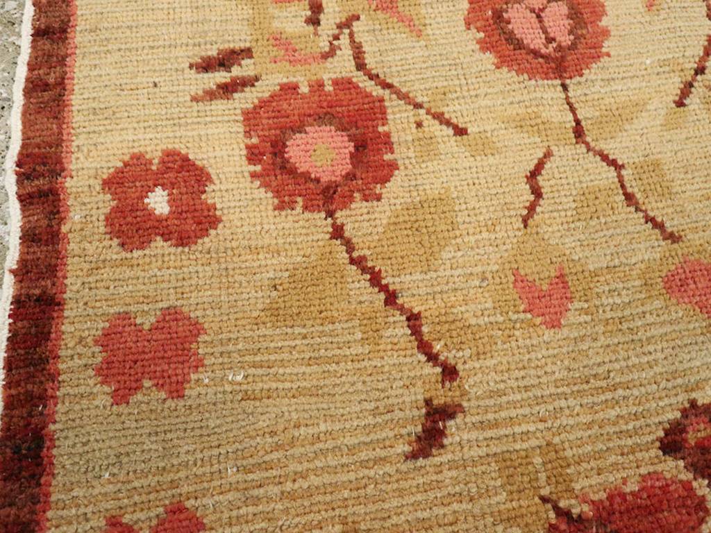 Vintage Turkish Anatolian Throw Rug, No.14326 - Staging