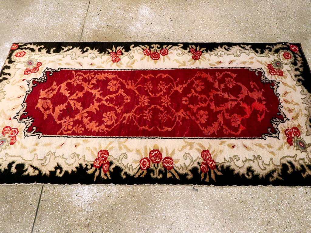 Antique Turkish Anatolian Rug, No.14328 - Staging