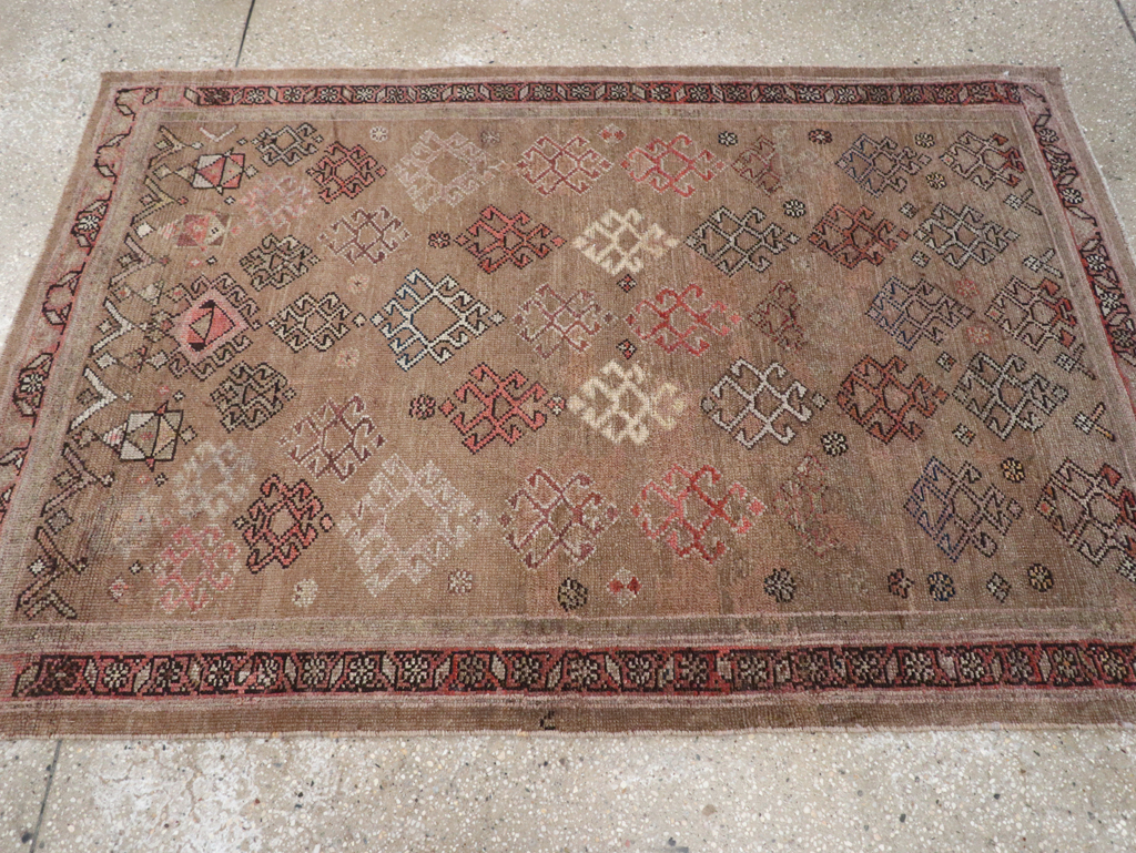 Antique Persian Kurd Rug, No.14330 - Staging