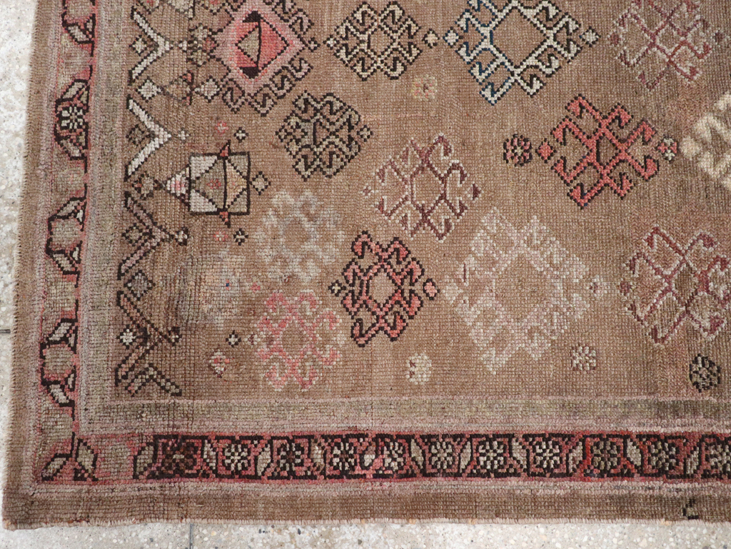 Antique Persian Kurd Rug, No.14330 - Staging