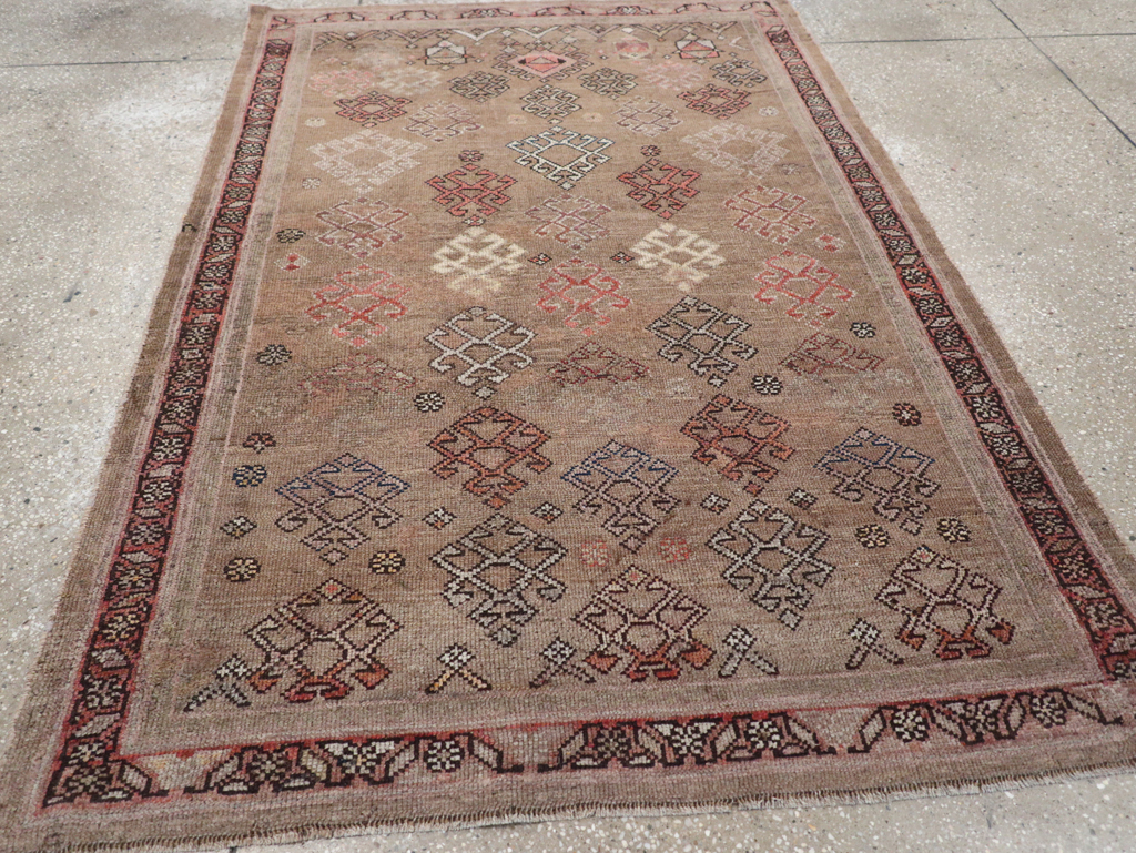 Antique Persian Kurd Rug, No.14330 - Staging