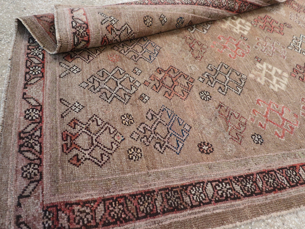 Antique Persian Kurd Rug, No.14330 - Staging