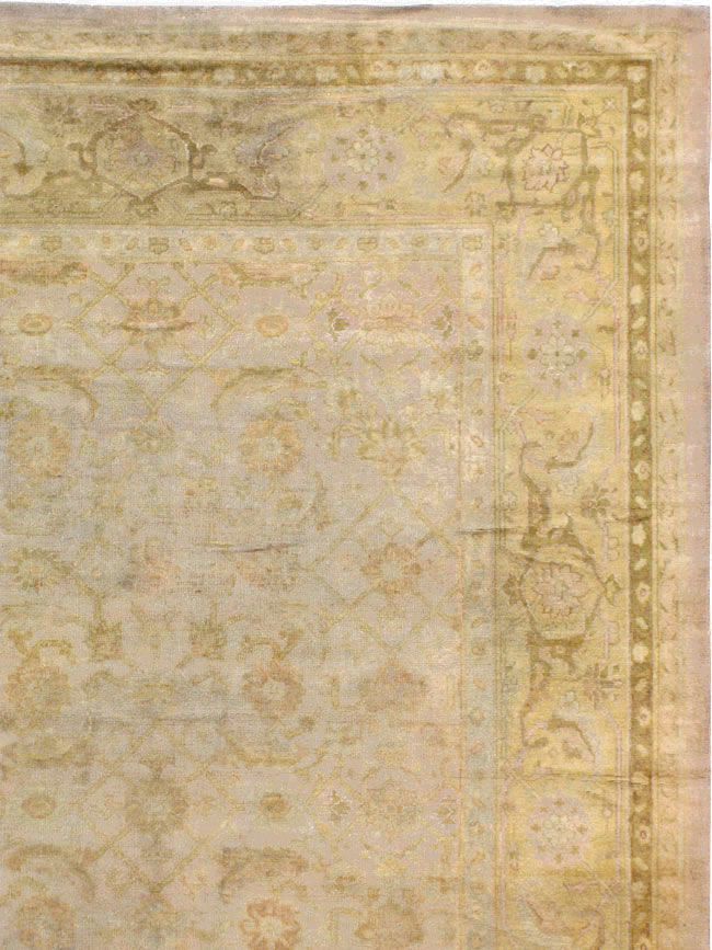 Vintage Indian Amritsar Carpet, No.14380 - Staging