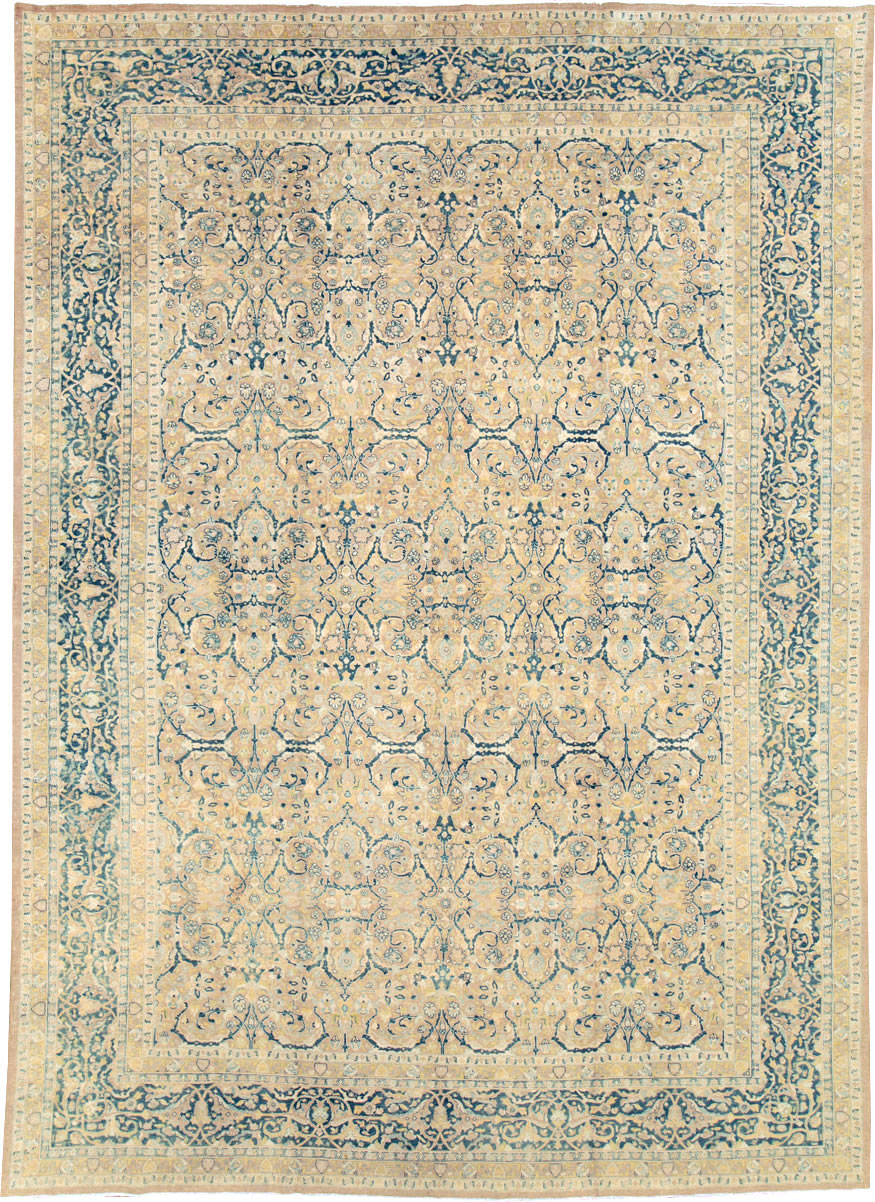 Antique Persian Tabriz Carpet, No.14385 - Staging