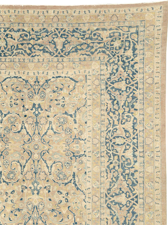Antique Persian Tabriz Carpet, No.14385 - Staging