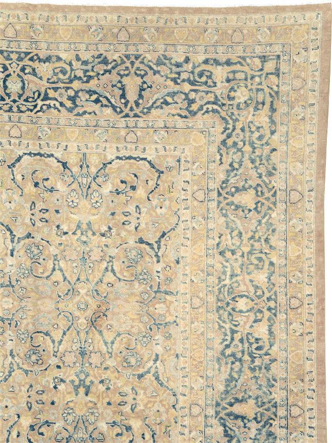 Antique Persian Tabriz Carpet, No.14385 - Staging