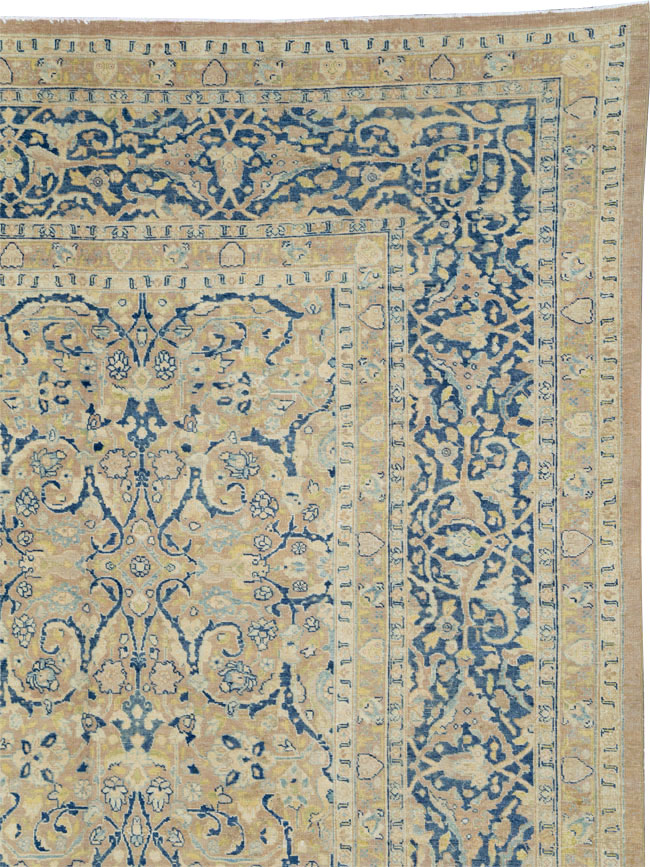 Antique Persian Tabriz Carpet, No.14385 - Staging