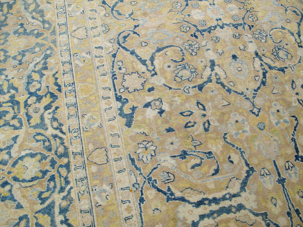Antique Persian Tabriz Carpet, No.14385 - Staging