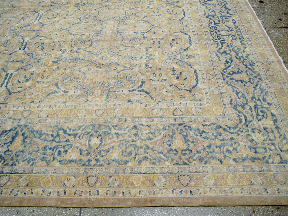 Antique Persian Tabriz Carpet, No.14385 - Staging