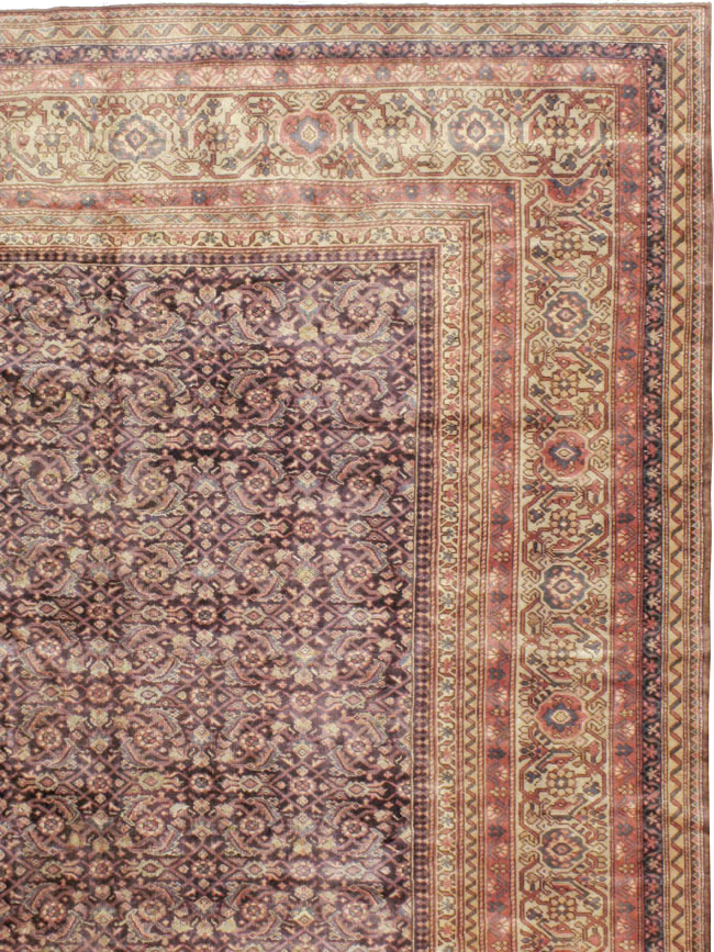 Vintage Indian Lahore Carpet, No.14426 - Staging
