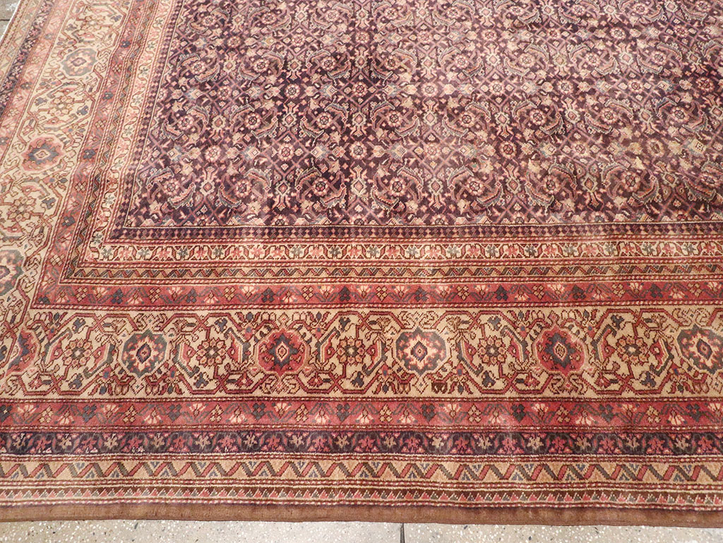 Vintage Indian Lahore Carpet, No.14426 - Staging