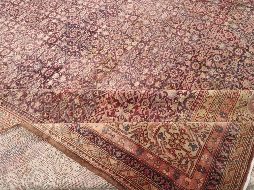 Vintage Indian Lahore Carpet, No.14426 - Staging