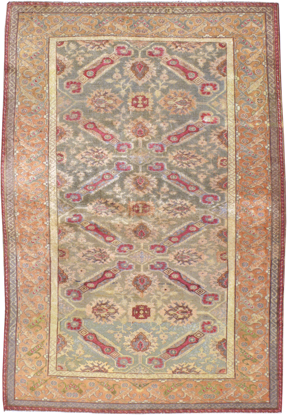 Vintage Turkish Sivas Rug, No.14429 - Staging