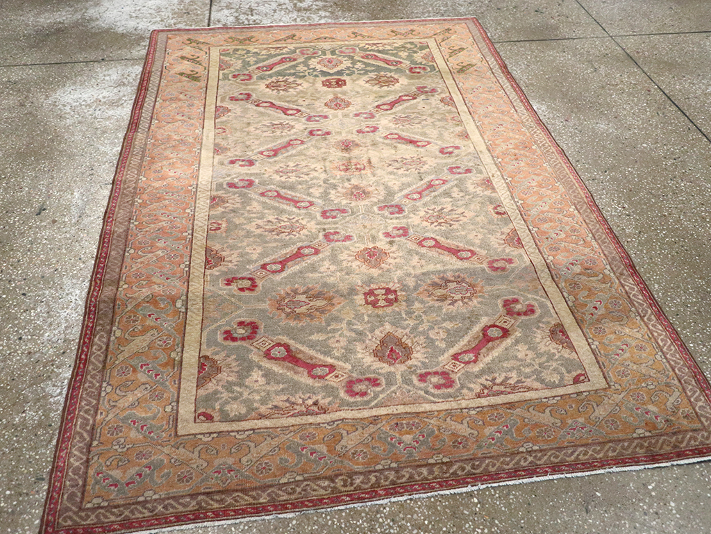 Vintage Turkish Sivas Rug, No.14429 - Staging