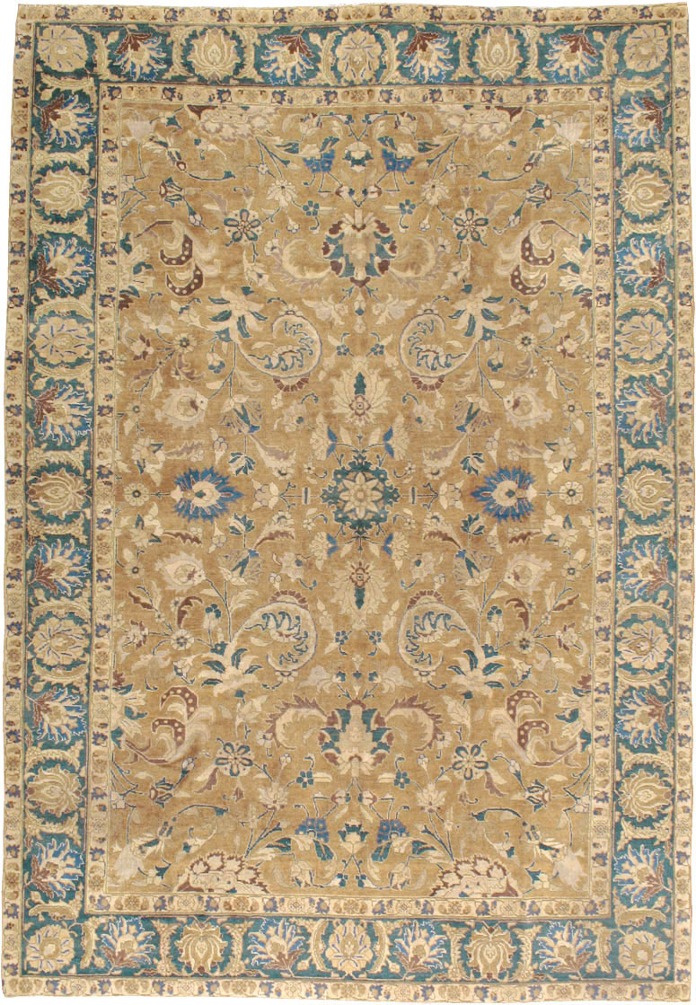 Antique Persian Tabriz Carpet, No.14431 - Staging