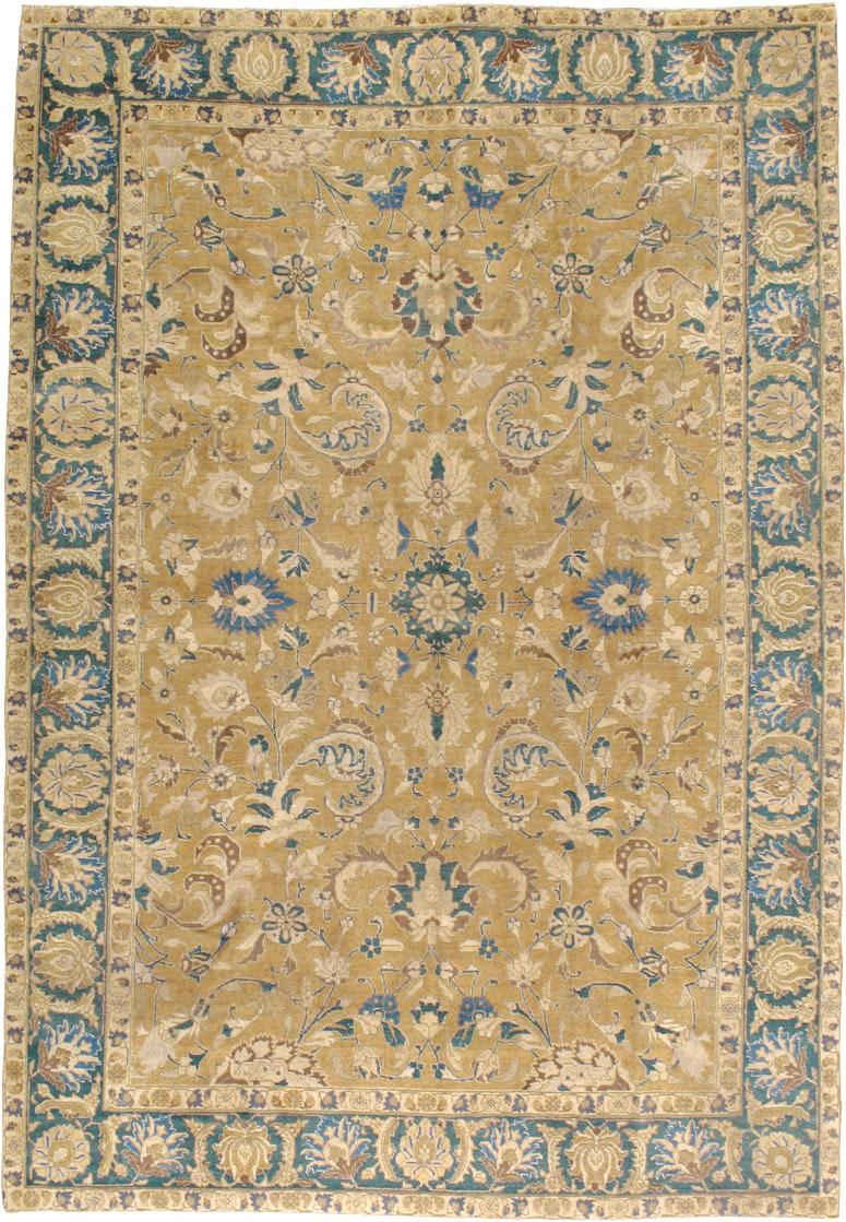 Antique Persian Tabriz Carpet, No.14431 - Staging