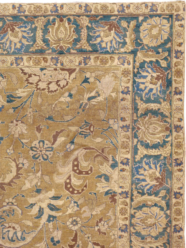 Antique Persian Tabriz Carpet, No.14431 - Staging