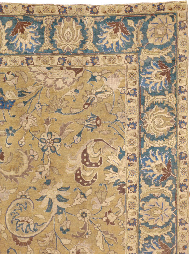 Antique Persian Tabriz Carpet, No.14431 - Staging