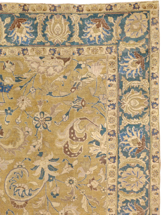 Antique Persian Tabriz Carpet, No.14431 - Staging