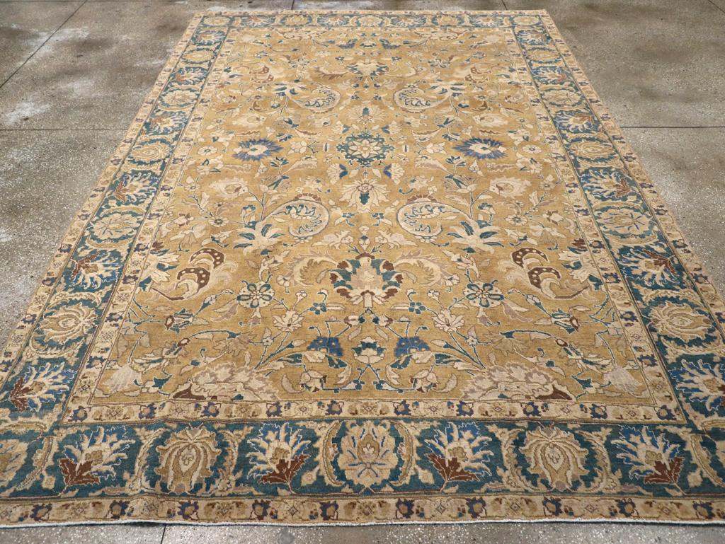Antique Persian Tabriz Carpet, No.14431 - Staging