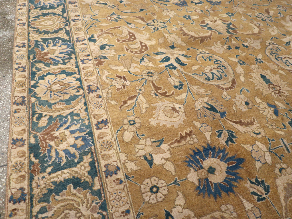 Antique Persian Tabriz Carpet, No.14431 - Staging