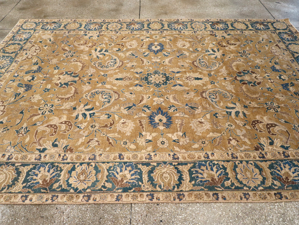 Antique Persian Tabriz Carpet, No.14431 - Staging