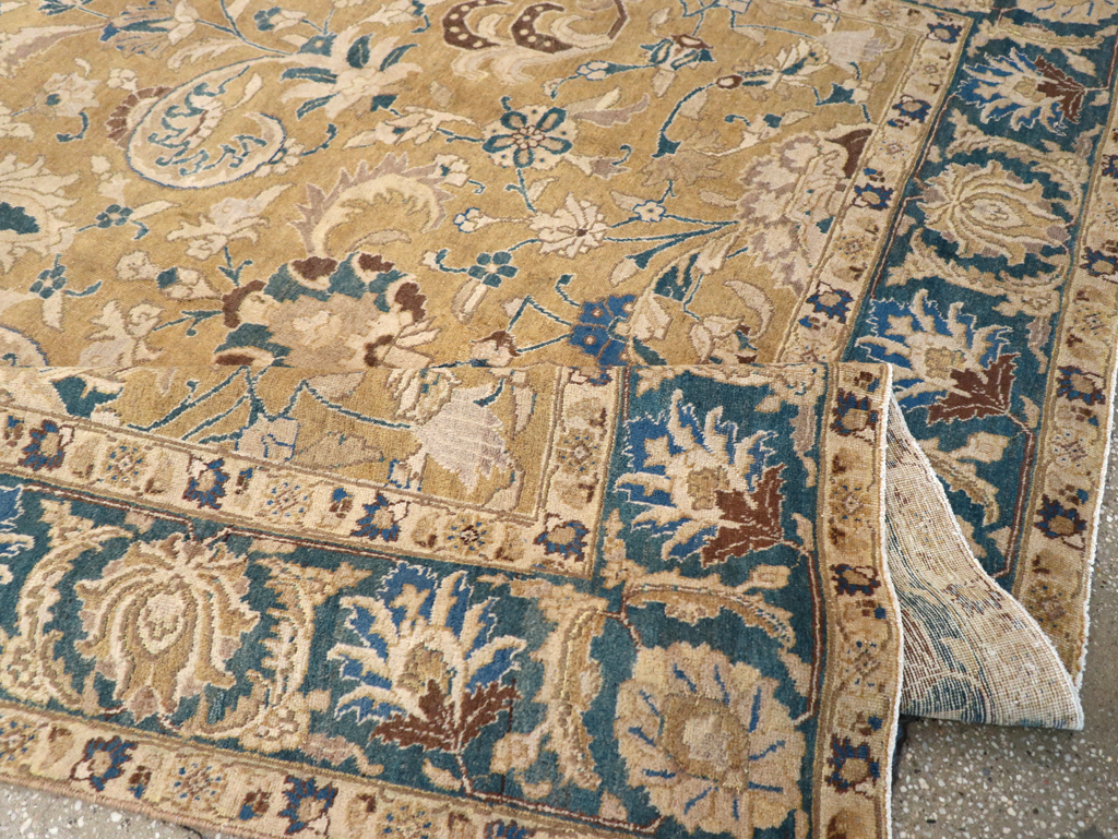 Antique Persian Tabriz Carpet, No.14431 - Staging