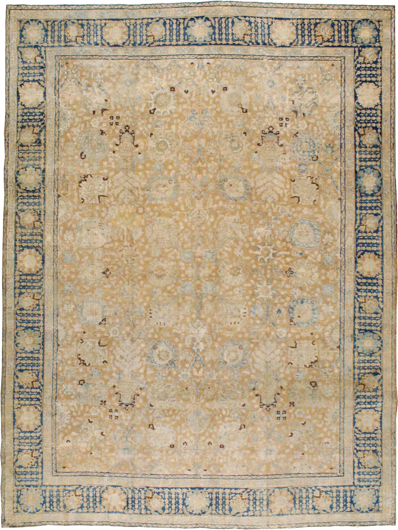 Antique Persian Tabriz Carpet, No.14432 - Staging