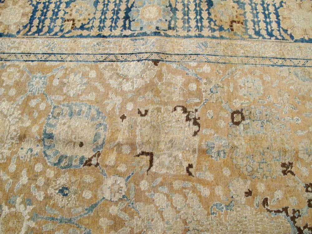 Antique Persian Tabriz Carpet, No.14432 - Staging