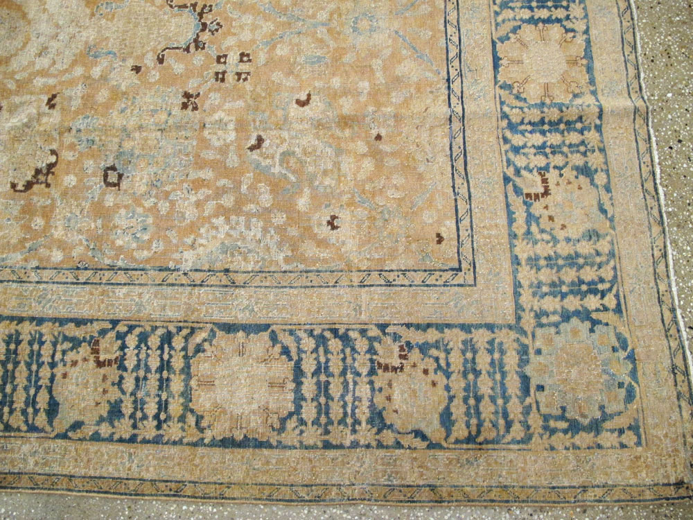 Antique Persian Tabriz Carpet, No.14432 - Staging