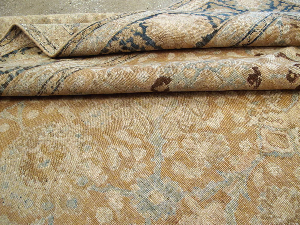 Antique Persian Tabriz Carpet, No.14432 - Staging