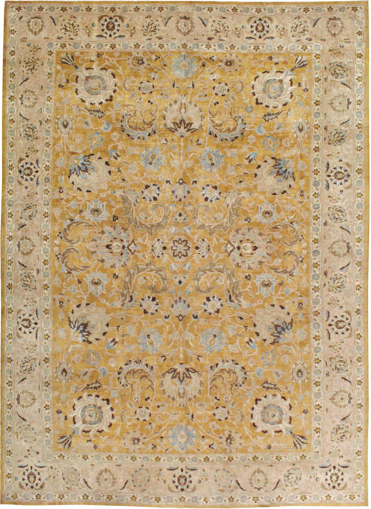 Antique Persian Tabriz Carpet, No.14435 - Staging