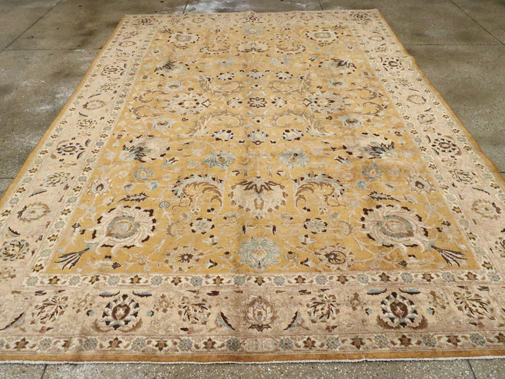 Antique Persian Tabriz Carpet, No.14435 - Staging