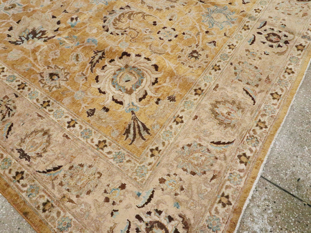 Antique Persian Tabriz Carpet, No.14435 - Staging