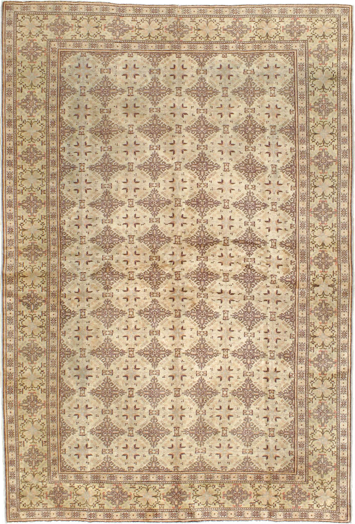 Vintage Turkish Sivas Carpet, No.14444 - Staging