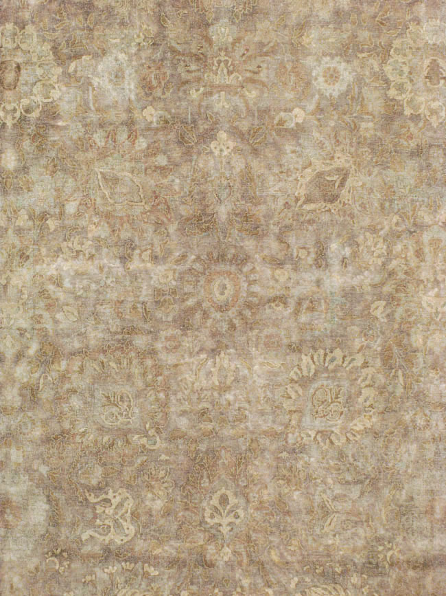 Antique Persian Tabriz Carpet, No.14454 - Staging