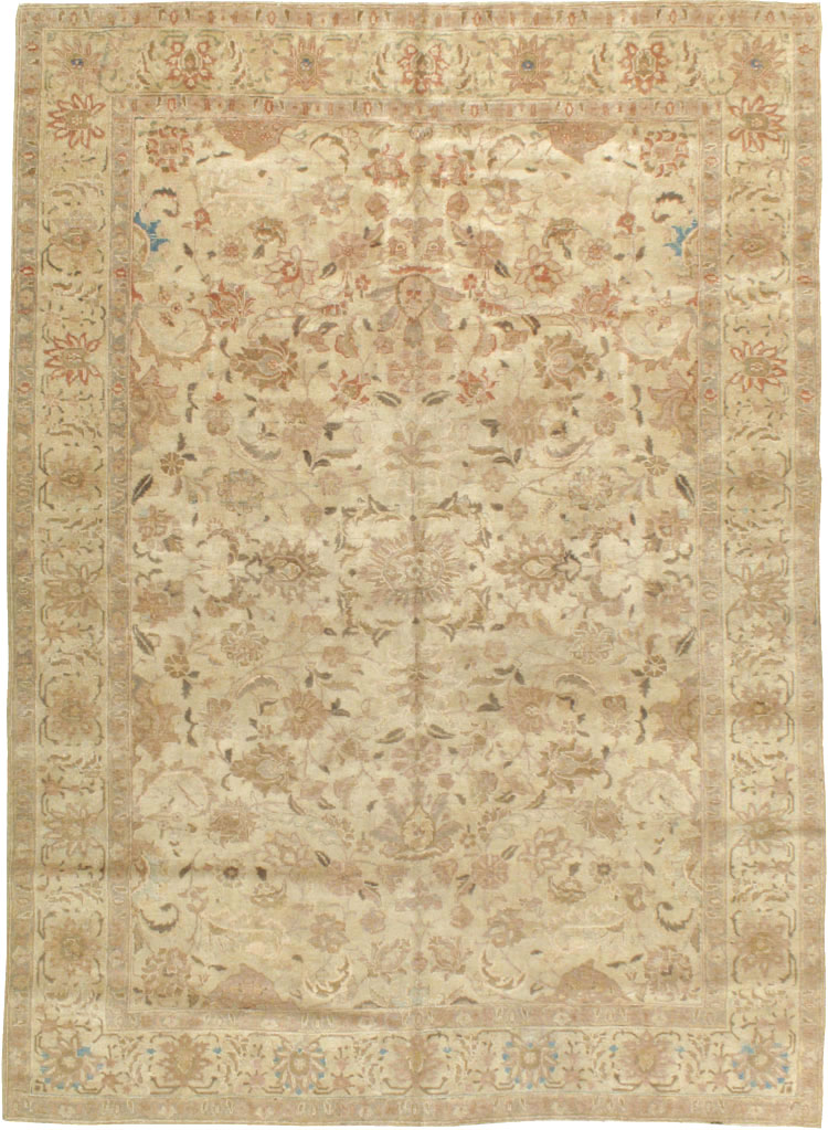 Antique Persian Tabriz Carpet, No.14456 - Staging