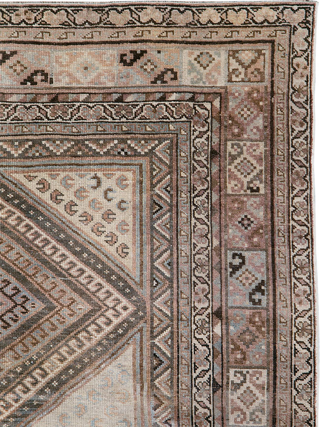 Antique Persian Shiraz Gallery Rug, No.14480 - Staging