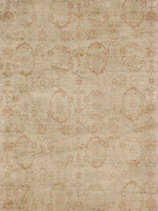 Antique Turkish Oushak Carpet, No.14506 - Staging