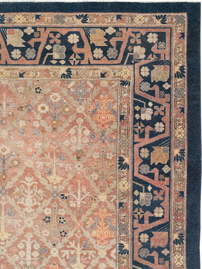 Antique Indian Lahore Room Size Carpet, No.14515 - Staging