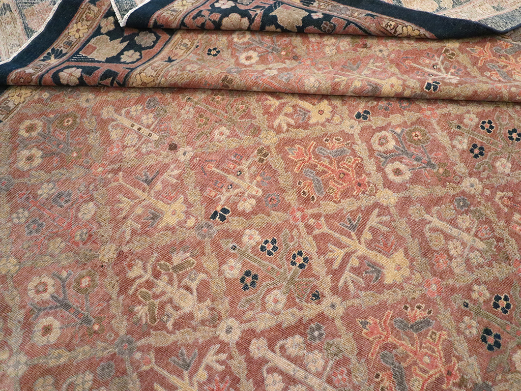 Antique Indian Lahore Room Size Carpet, No.14515 - Staging