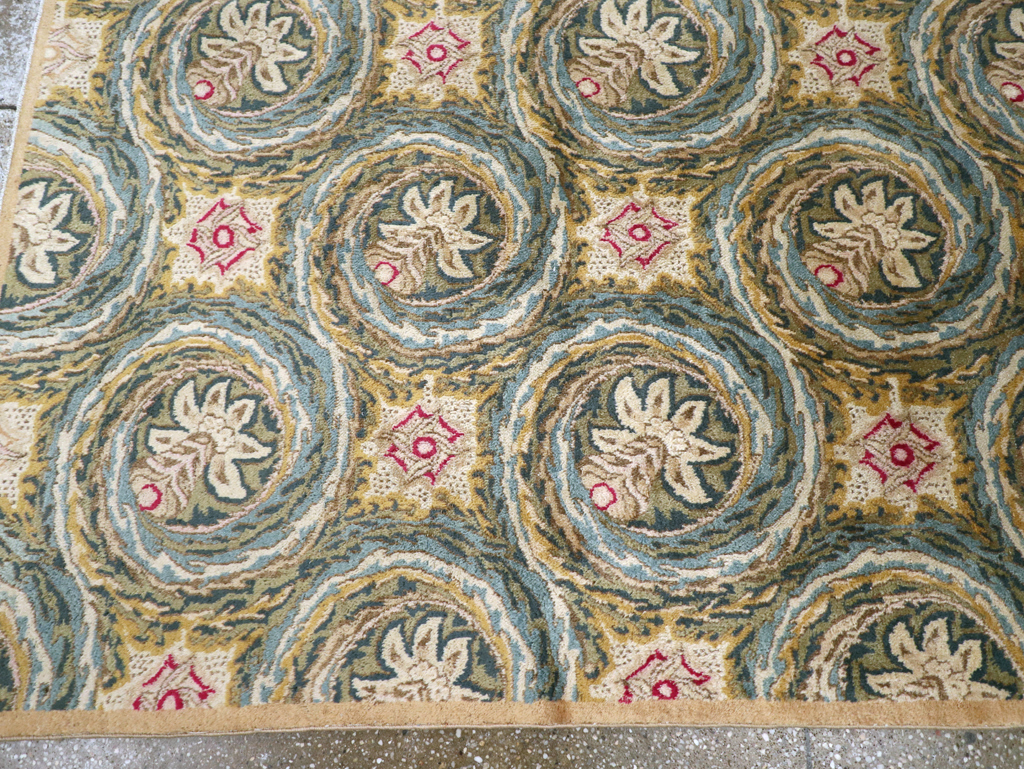 Vintage Persian Kerman Carpet, No.14526 - Staging