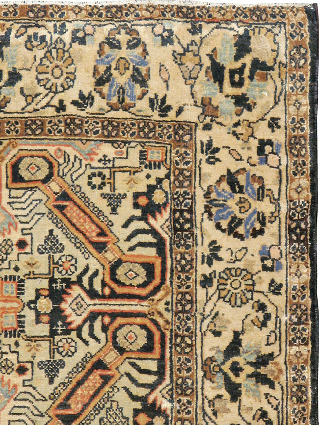 Vintage Persian Tabriz Rug (Pair: 1 of 2), No.14547 - Staging