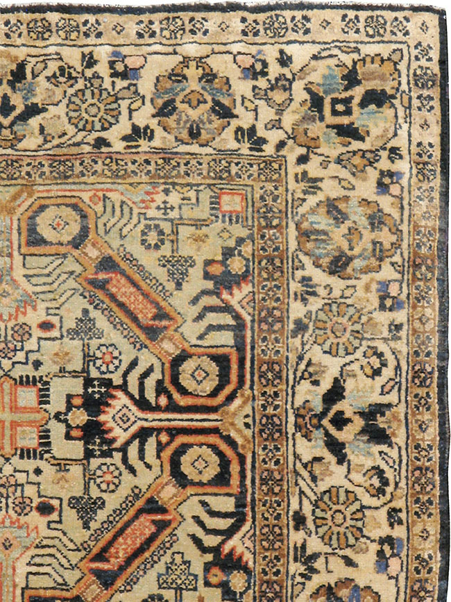 Vintage Persian Tabriz Rug (Pair: 1 of 2), No.14547 - Staging
