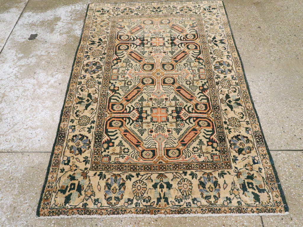 Vintage Persian Tabriz Rug (Pair: 1 of 2), No.14547 - Staging