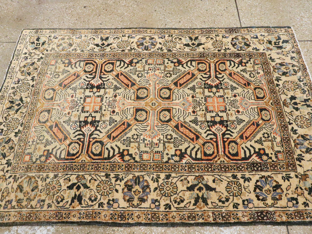 Vintage Persian Tabriz Rug (Pair: 1 of 2), No.14547 - Staging