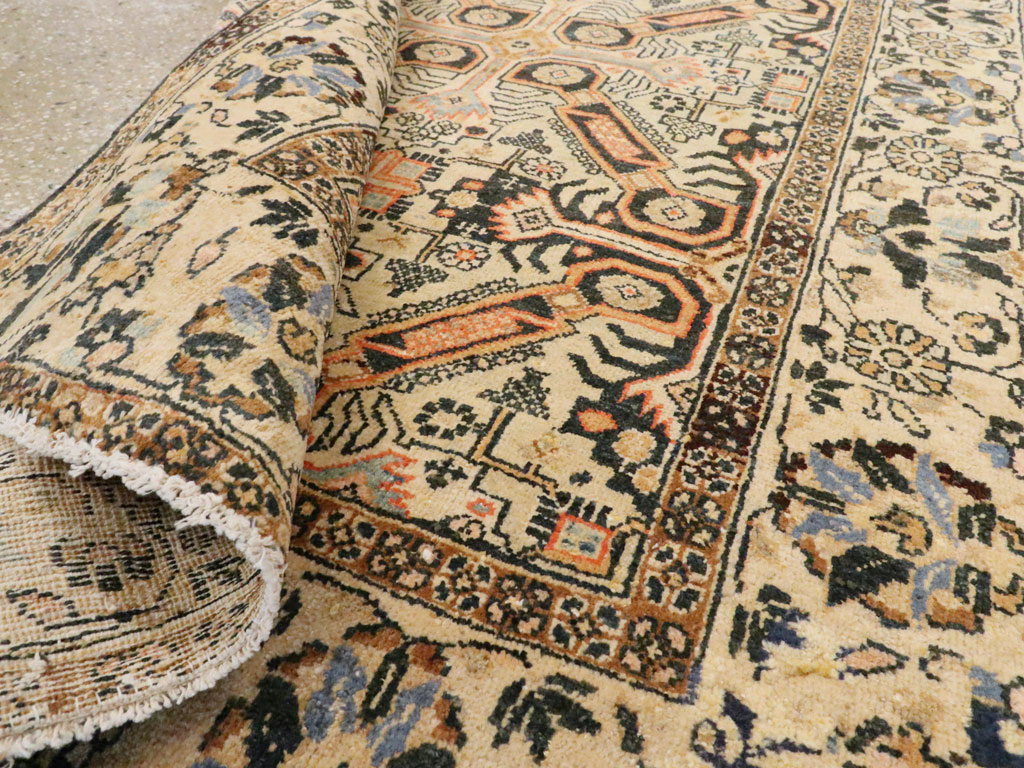 Vintage Persian Tabriz Rug (Pair: 1 of 2), No.14547 - Staging